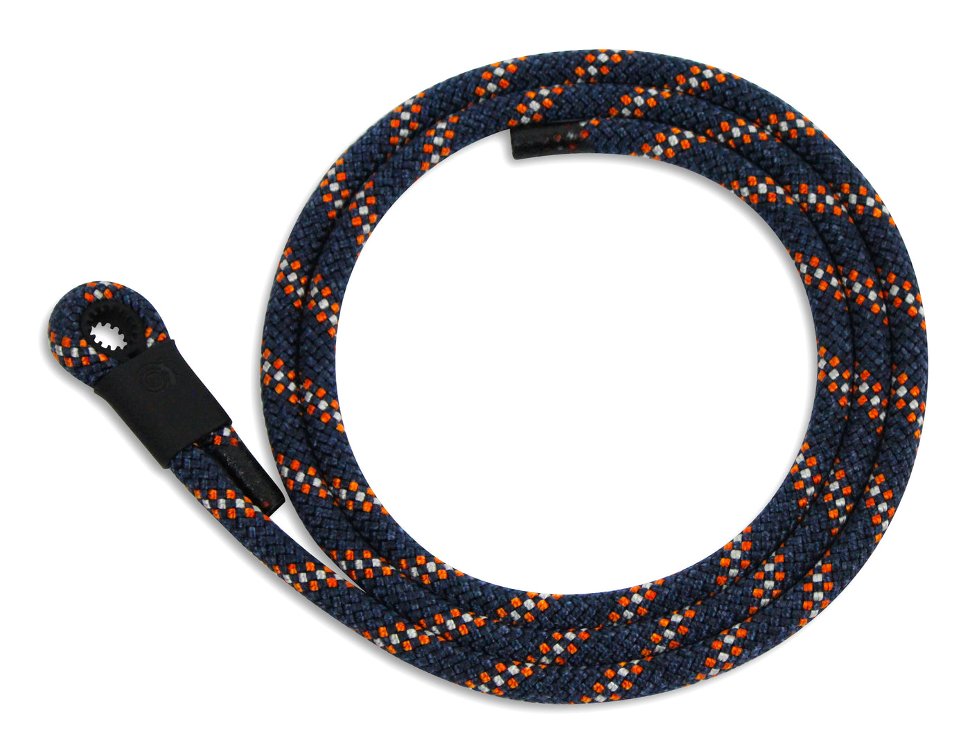 Lizard Tail Belts Radoo navy with orange and light highlight rope belt