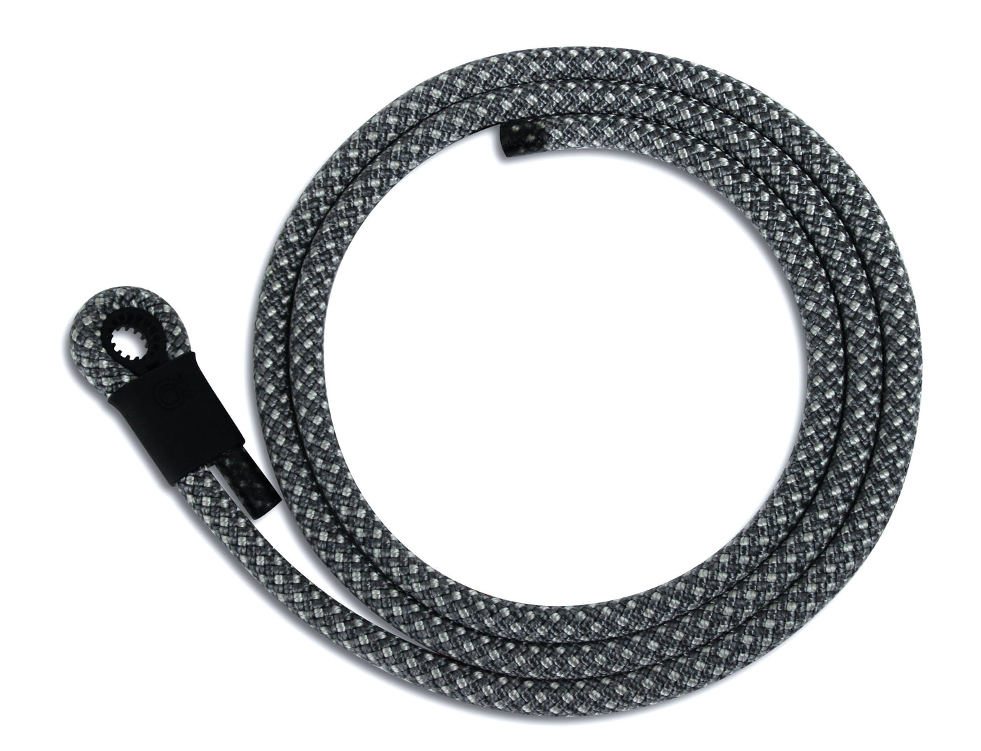 Lizard Tail Belts Storm light and dark grey rope belt
