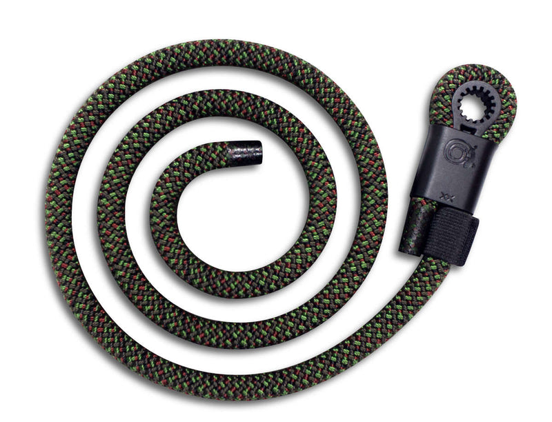 Lizard Tail Belts MAXX Camo men's olive and green with brown specks big and tall rope belt